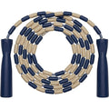 Ymxvk Beadtrack Segmented Jump Rope Adjustable 8.5 ft Navy Sand - Product view