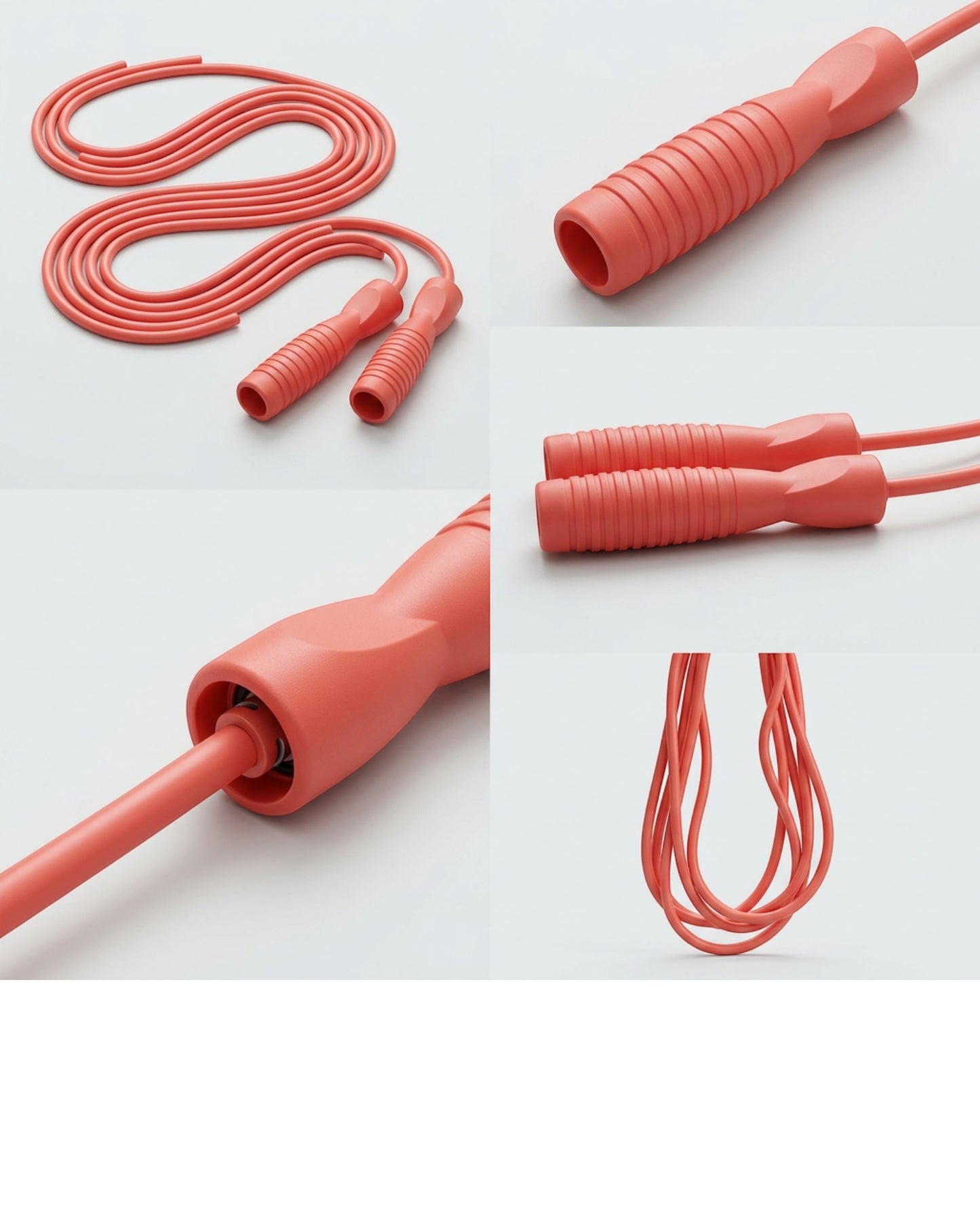 Ymxvk Coral PVC Jump Rope 9 ft Comfort Handles