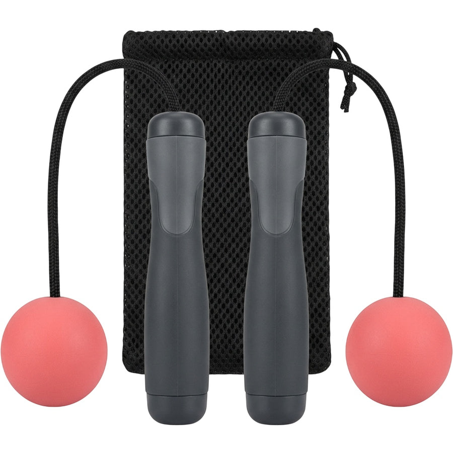 Ymxvk Cordless Weighted Ball Jump Rope 180 g Charcoal Coral
