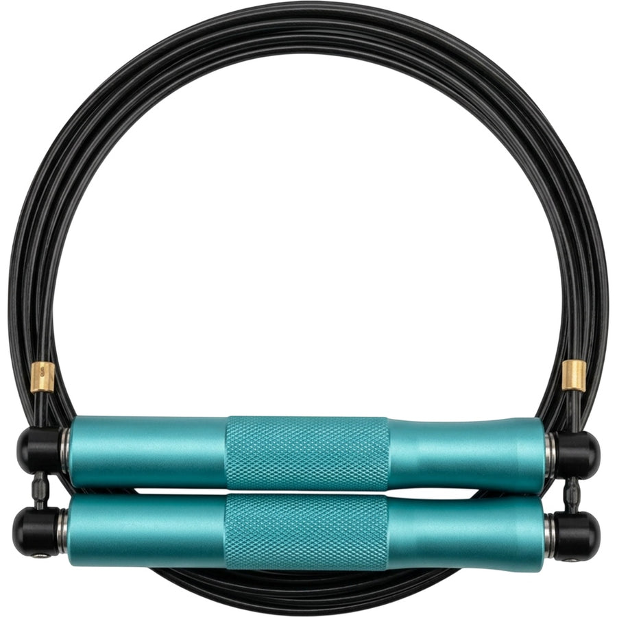 Ymxvk Dual Bearing Steel Cable Speed Jump Rope 3 m Teal