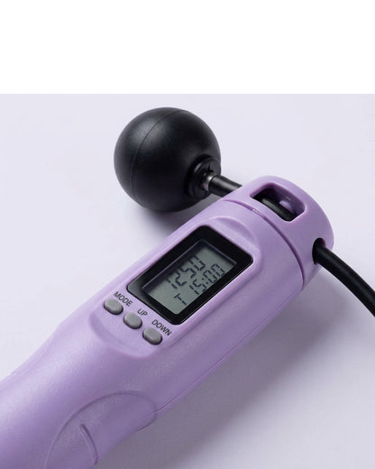Ymxvk Lavender Digital Cordless Jump Rope Set