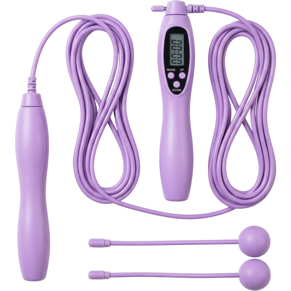 Ymxvk Lavender Digital Cordless Jump Rope Set