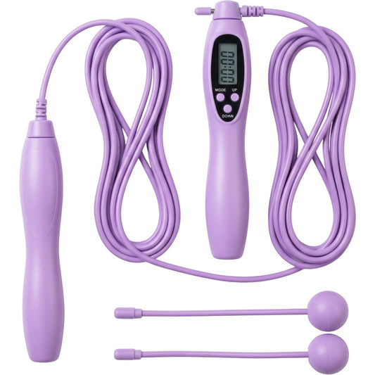 Ymxvk Lavender Digital Cordless Jump Rope Set
