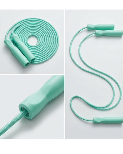 Ymxvk Mint Soft Jump Rope 7 ft Grip Handles