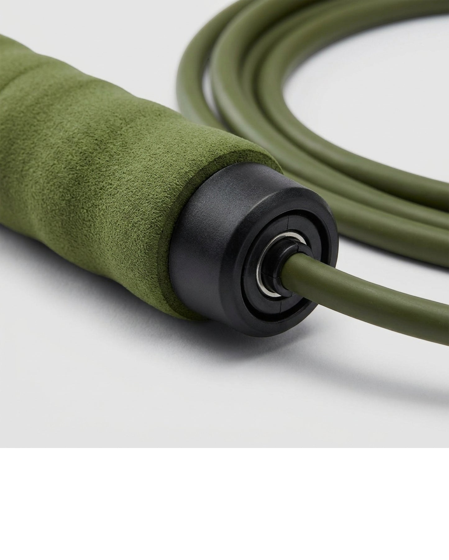 Ymxvk Olive Weighted Jump Rope 1 lb Foam Handles